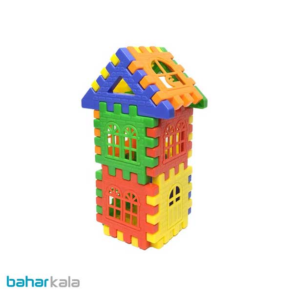 مشخصات - قیمت وخرید بلوک خانه سازی اسباب بازی 48 تکه 48 piece toy house building block